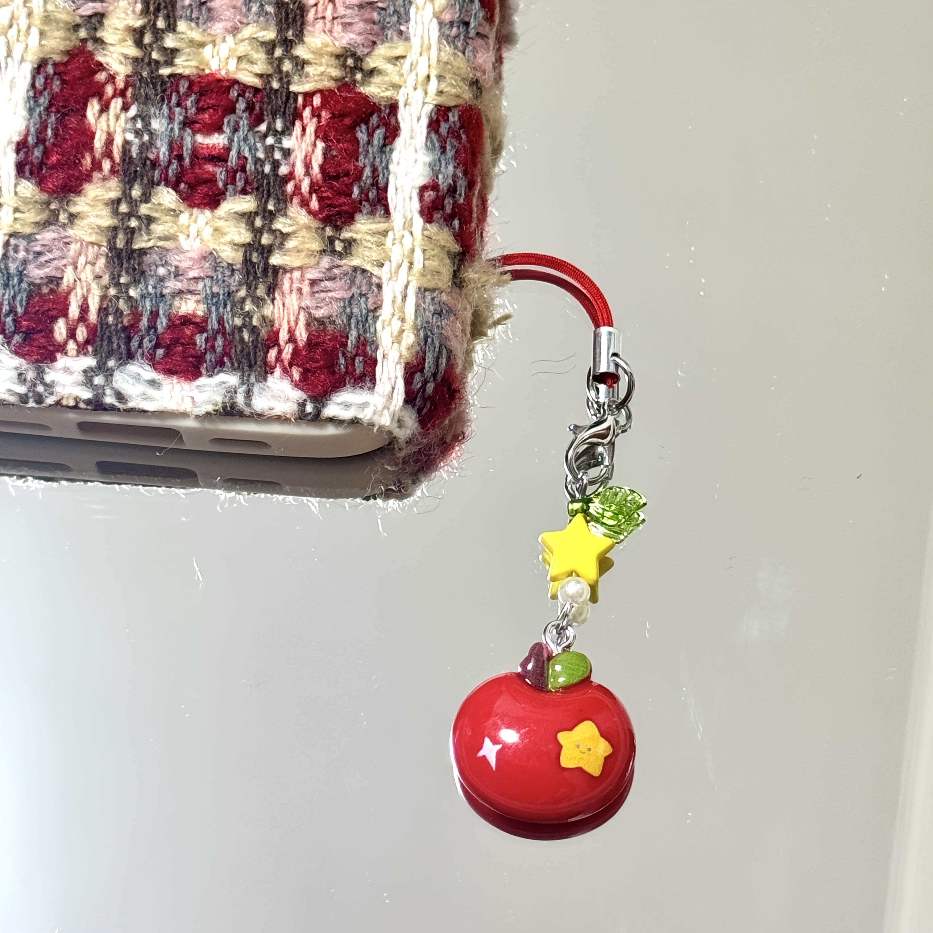 1pc -themed Christmas Charm, Abs Material, Handcrafted Beaded Keychain, Cute Red & , Women' Use And Christmas Gifts
1pc -themed Christmas Charm, Abs Material, Handcrafted Beaded Keychain, Cute Red & , Women' Use And Christmas Gifts