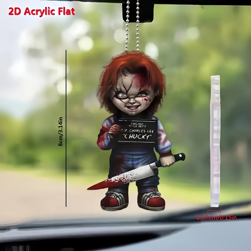 1pc- Acrylic Car Mirror Hanging Decor - Spooky Pendant Accessory Spooky Car Accessories Car Accessories
1pc- Acrylic Car Mirror Hanging Decor - Spooky Pendant Accessory Spooky Car Accessories Car Accessories