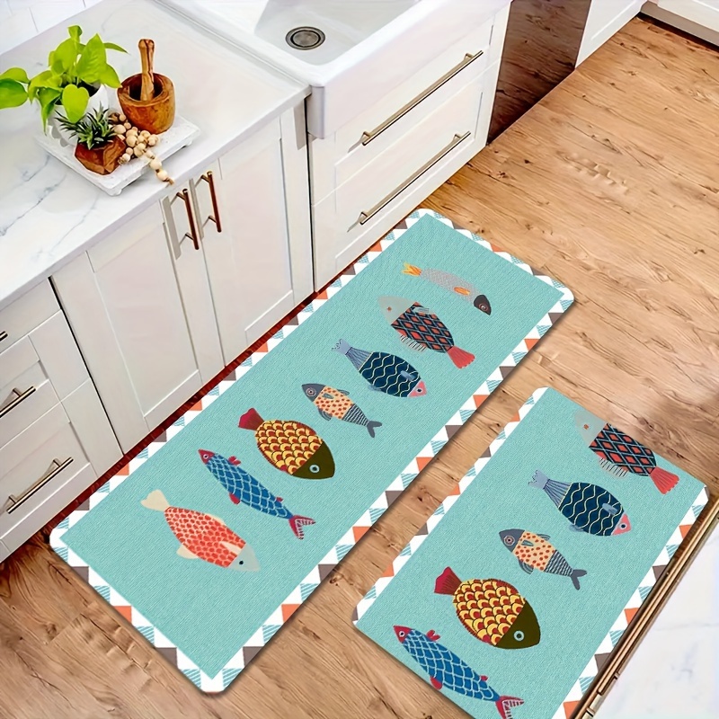 1pc, Cartoon Small Fish Pattern Floor Mat Carpet, Living Room Bedroom Kitchen Bathroom Rug Floor Mat, Bathroom Mat Outdoor Rug, Decorative Bath Mat Non-slip Kitchen Floor Game Room Gym
1pc, Cartoon Small Fish Pattern Floor Mat Carpet, Living Room Bedroom Kitchen Bathroom Rug Floor Mat, Bathroom Mat Outdoor Rug, Decorative Bath Mat Non-slip Kitchen Floor Game Room Gym
