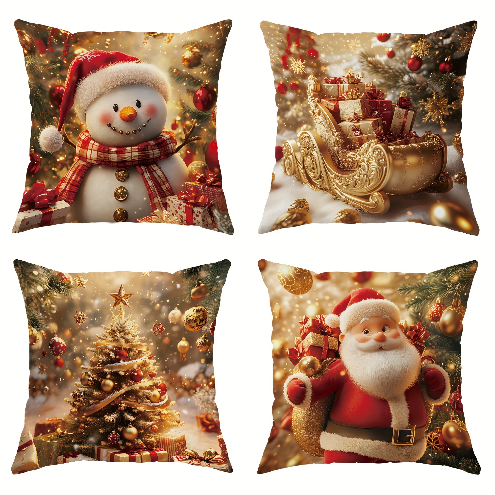 4- Christmas , 18x18 , , , Red & , Snowman, , & 's Hat , Decorative , One- , , , Polyester, For , Sofa Bed Decor
4- Christmas , 18x18 , , , Red & , Snowman, , & 's Hat , Decorative , One- , , , Polyester, For , Sofa Bed Decor
