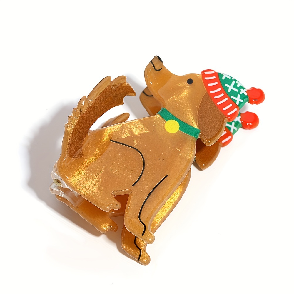 Festive Acrylic Dog Hair Clip - Christmas Themed, Cute, And Elegant - Perfect Gift For 14+ - Single Pieces - Animal And Cartoon Design - Christmas Season
Festive Acrylic Dog Hair Clip - Christmas Themed, Cute, And Elegant - Perfect Gift For 14+ - Single Pieces - Animal And Cartoon Design - Christmas Season