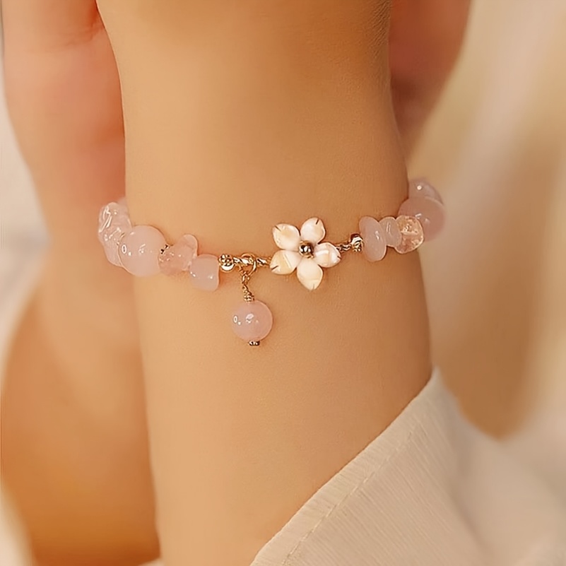 1pièce Bracelet à fleurs de style température, , , cadeau pour une petite , accessoires faits à
1pièce Bracelet à fleurs de style température, , , cadeau pour une petite , accessoires faits à