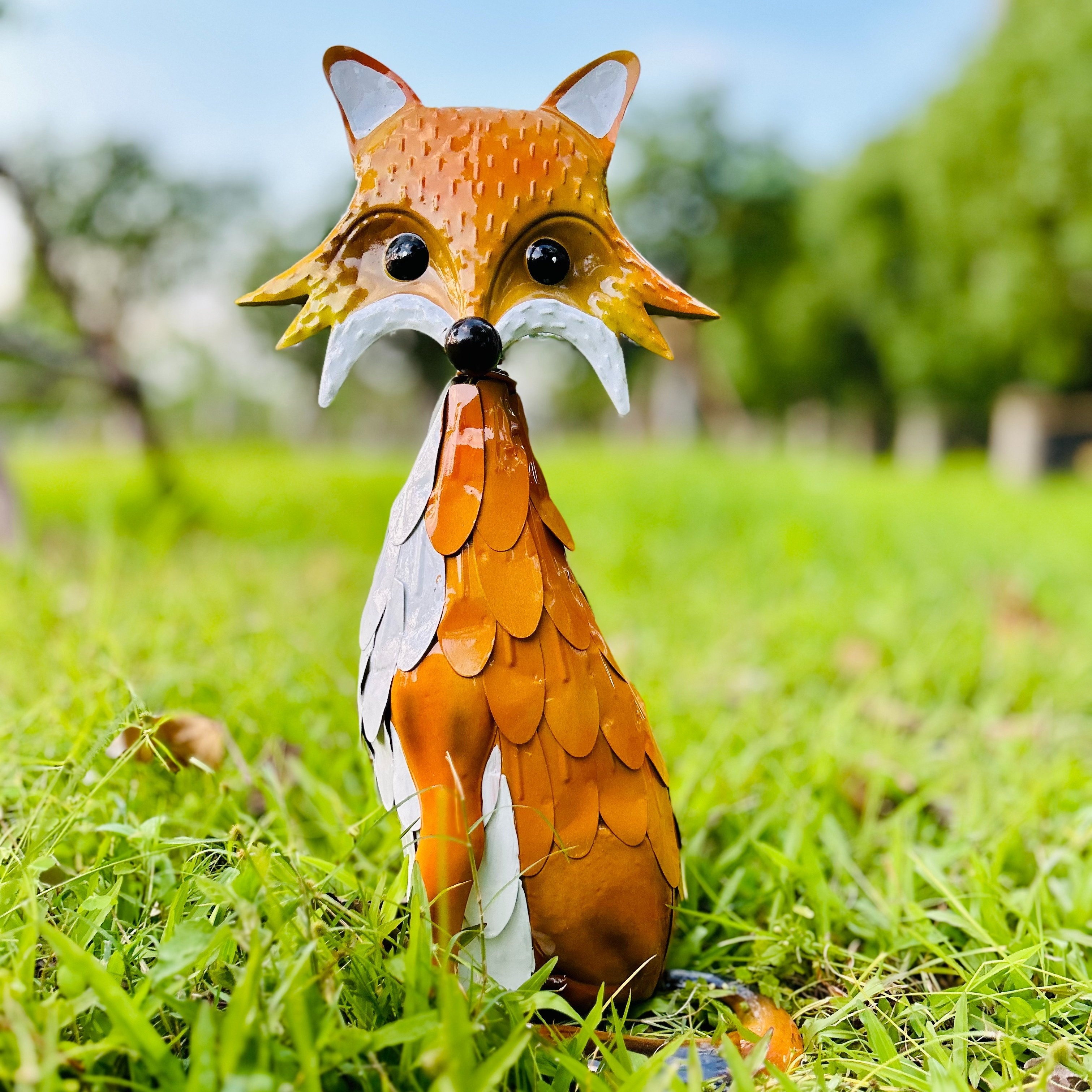 Rustic Metal Fox Statue For Outdoor Garden Decor - Durable, Battery-free, And Suitable For Thanksgiving
Rustic Metal Fox Statue For Outdoor Garden Decor - Durable, Battery-free, And Suitable For Thanksgiving