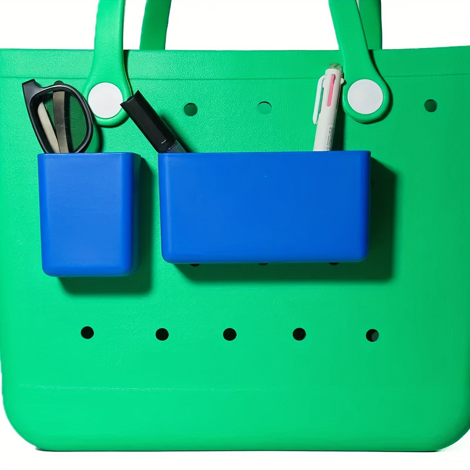 2pcs Multi Functional Mini Storage Shelf (one Large And 1 Small) For Beach Bag Accessory Charm, Solid Color Beach Bag Accessory, Perfect For Travel
2pcs Multi Functional Mini Storage Shelf (one Large And 1 Small) For Beach Bag Accessory Charm, Solid Color Beach Bag Accessory, Perfect For Travel