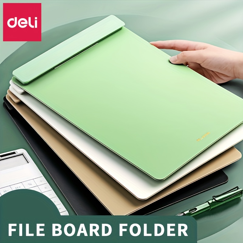 Deli A4 Clipboard Folder - Pp Material, Ideal For Students & Office Use, Writing And
Deli A4 Clipboard Folder - Pp Material, Ideal For Students & Office Use, Writing And