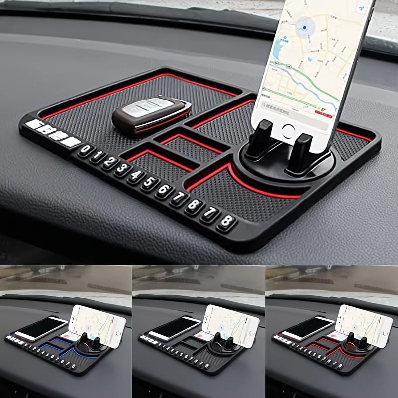 1pc Universal Silicone Car Dashboard Mat With Phone Holder - Anti-slip Mobile Bracket Pad For Car Interior Accessories
1pc Universal Silicone Car Dashboard Mat With Phone Holder - Anti-slip Mobile Bracket Pad For Car Interior Accessories