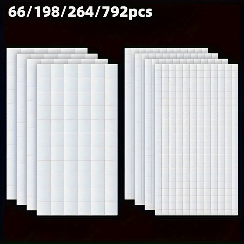 66/198/264/792pcs, Mousse EVA Carrée Épaissie avec Colle , Support en Mousse 3D Adapté pour Scrapbooking, Bricolage, Bureau, Ruban à Haute Viscosité
66/198/264/792pcs, Mousse EVA Carrée Épaissie avec Colle , Support en Mousse 3D Adapté pour Scrapbooking, Bricolage, Bureau, Ruban à Haute Viscosité