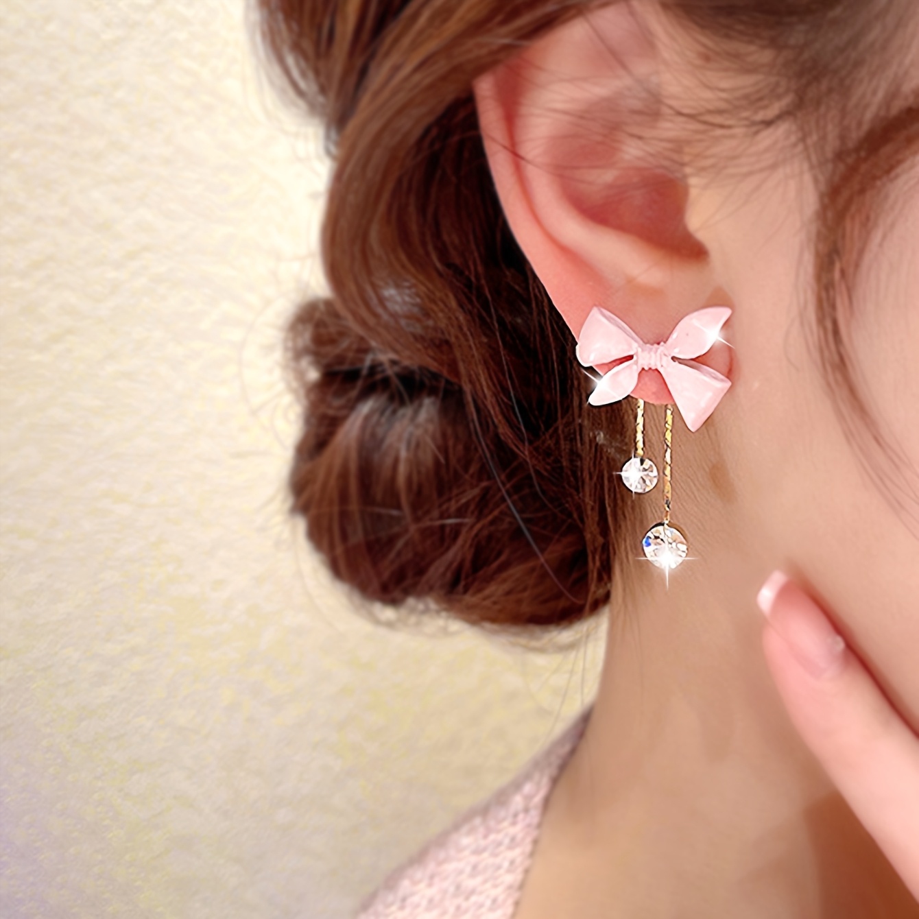 1 Pair Of Chic Tassel Earrings With Rhinestone Accents – Vintage-inspired Alloy Dangle Earrings For & Party Wear, Elegant Jewelry | Vintage Style Earrings | Copper Ear Pins, Quirky Earrings
1 Pair Of Chic Tassel Earrings With Rhinestone Accents – Vintage-inspired Alloy Dangle Earrings For & Party Wear, Elegant Jewelry | Vintage Style Earrings | Copper Ear Pins, Quirky Earrings