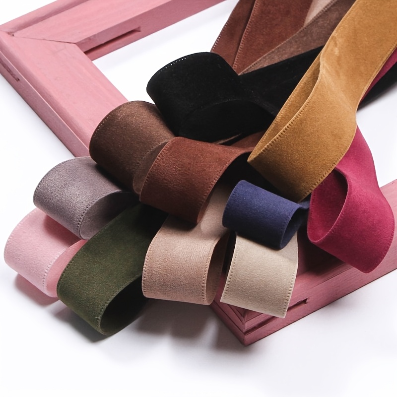 Pressed Edge Velvet Fabric Webbing Bow Hair Accessories Material Clothing Shoes Flowers Grass Hats Accessories Webbing
Pressed Edge Velvet Fabric Webbing Bow Hair Accessories Material Clothing Shoes Flowers Grass Hats Accessories Webbing