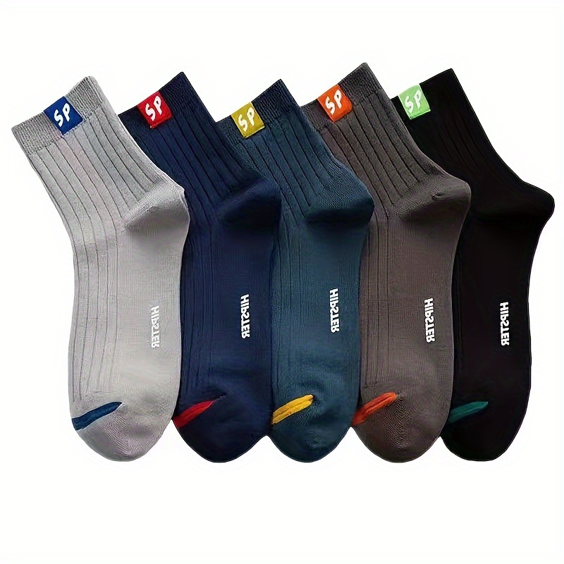 5 Pairs Of Men's Cotton Blend Simple Anti Odor & Sweat Absorption Low Cut Socks, Comfy & Breathable Socks, For Daily Wearing, All Seasons Wearing
5 Pairs Of Men's Cotton Blend Simple Anti Odor & Sweat Absorption Low Cut Socks, Comfy & Breathable Socks, For Daily Wearing, All Seasons Wearing