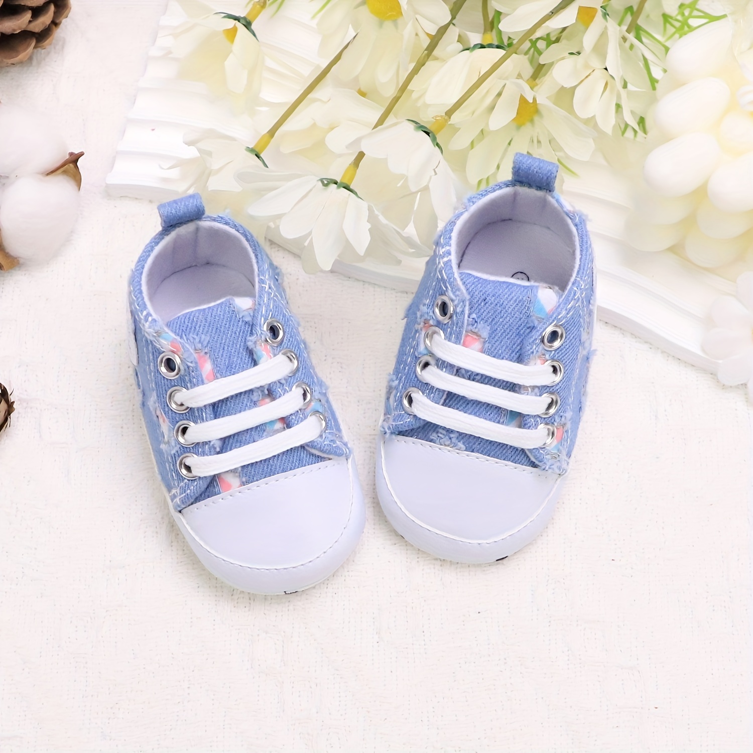 Comfortable Lace Up Sneakers For Baby Boys, Lightweight Non Slip Shoes For Indoor Outdoor Walking, Spring And Autumn
Comfortable Lace Up Sneakers For Baby Boys, Lightweight Non Slip Shoes For Indoor Outdoor Walking, Spring And Autumn