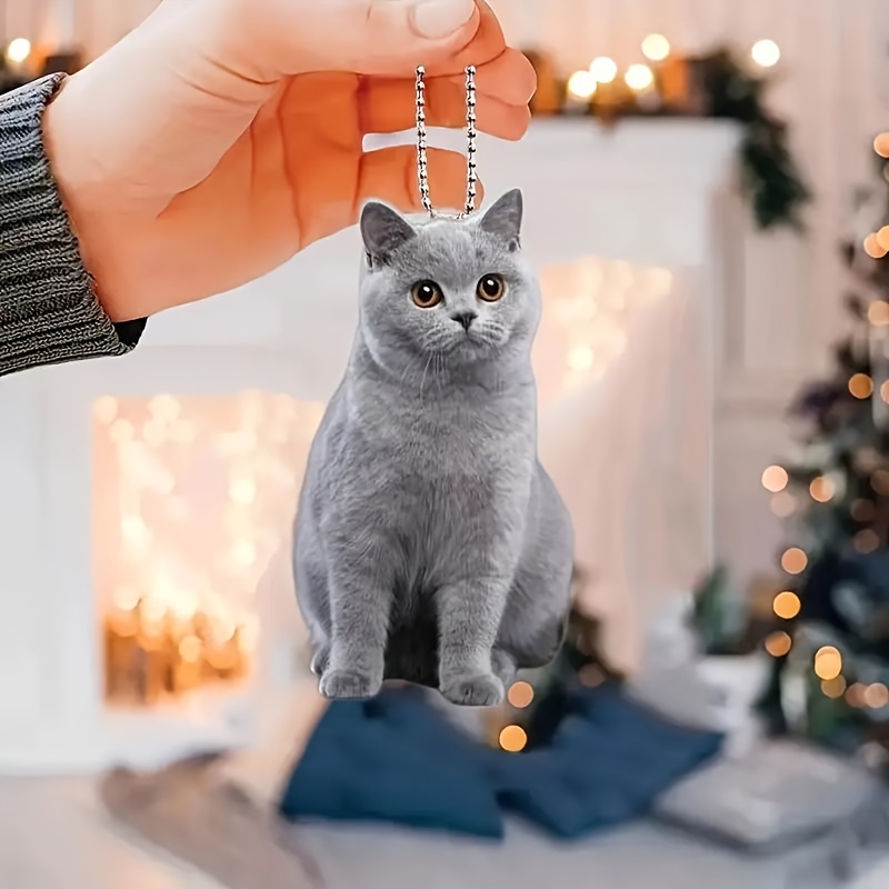 Cute Acrylic Hanging Ornament - Durable Lightweight Car Mirror Accessory, Creative Personalized Home Decor, Keychain Backpack Pendant, Pet Shaped Jewelry Charm, Ideal Gift For Cat Lovers And Friends
Cute Acrylic Hanging Ornament - Durable Lightweight Car Mirror Accessory, Creative Personalized Home Decor, Keychain Backpack Pendant, Pet Shaped Jewelry Charm, Ideal Gift For Cat Lovers And Friends