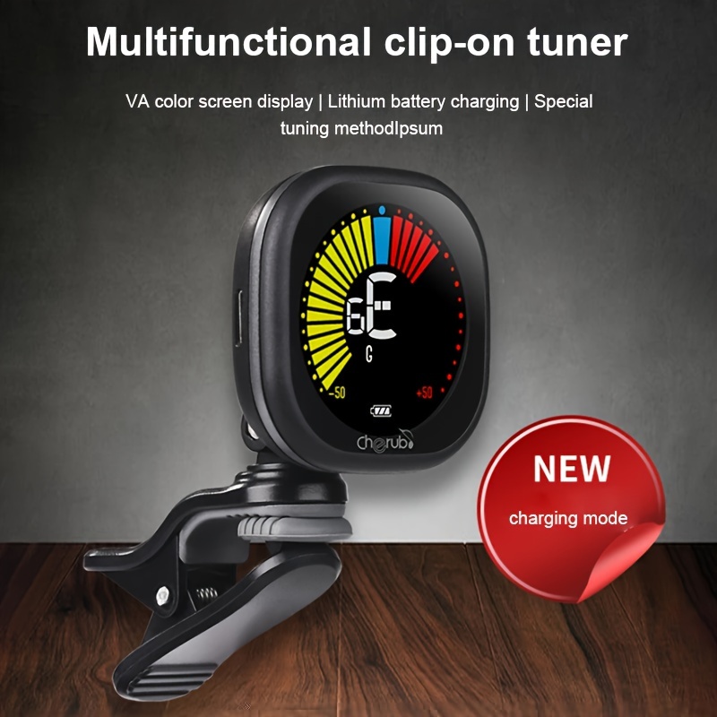 Wst-670 Rechargeable Clip-on Tuner With Va Color Screen, Tuning For Guitar, Violin, Ukulele - Multi-instrument Digital Tuner With Lithium Battery
Wst-670 Rechargeable Clip-on Tuner With Va Color Screen, Tuning For Guitar, Violin, Ukulele - Multi-instrument Digital Tuner With Lithium Battery
