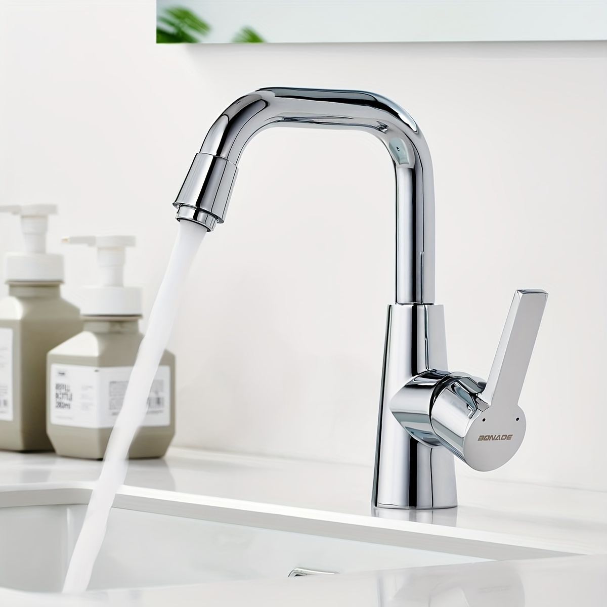 Bathroom Tap, Washbasin Tap, 360° Rotatable, Basin Fittings, Brass Chrome, Mixer Tap, Single Lever Mixer Tap For Bathroom And Kitchen
Bathroom Tap, Washbasin Tap, 360° Rotatable, Basin Fittings, Brass Chrome, Mixer Tap, Single Lever Mixer Tap For Bathroom And Kitchen