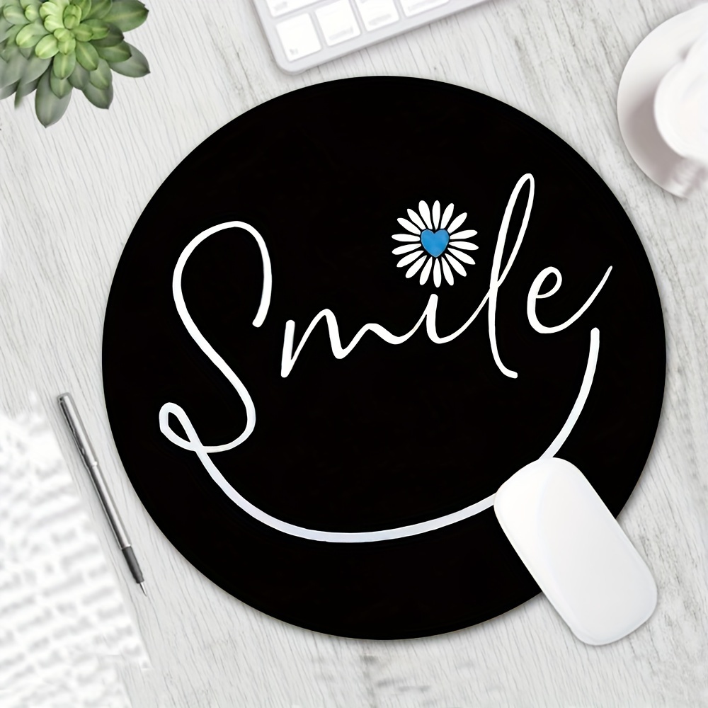 1pc Black Mouse Pad, Non-slip Rubber Desk Mat With Locking , Round Coffee Table Mat For Office And Computer - Ideal Gift For Boyfriend
1pc Black Mouse Pad, Non-slip Rubber Desk Mat With Locking , Round Coffee Table Mat For Office And Computer - Ideal Gift For Boyfriend