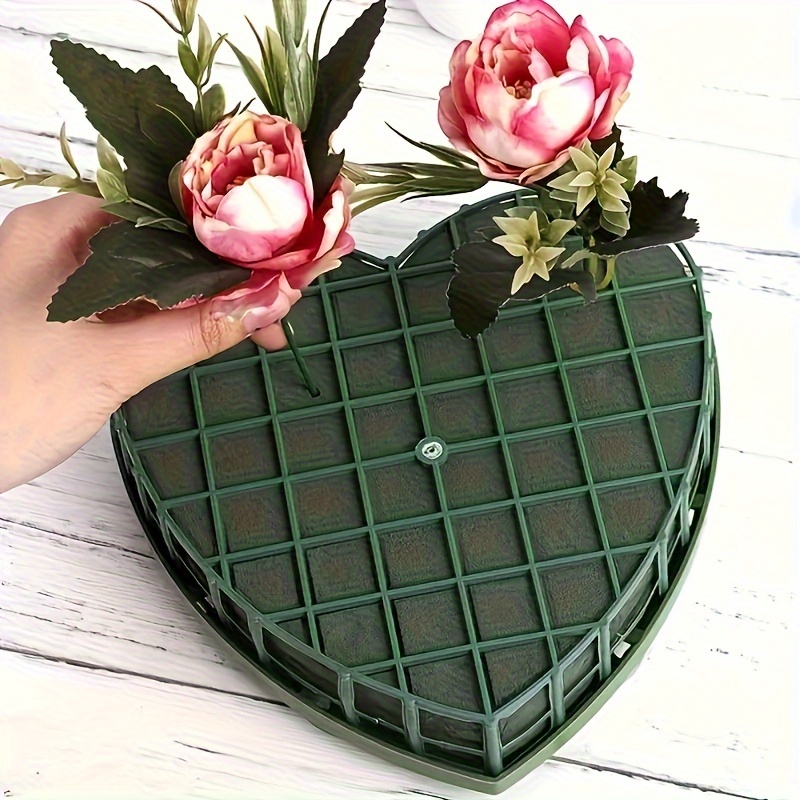 1pc Heart-shaped Floral Foam Brick For Wedding & Party Decorations - Durable Plastic Craft Supply
1pc Heart-shaped Floral Foam Brick For Wedding & Party Decorations - Durable Plastic Craft Supply