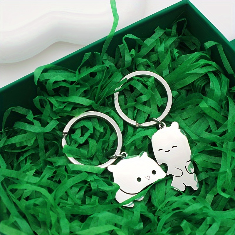1 Pair Funny Unique Bear Keychain For Men, Fashion Cute Design Couple Keychain For Men, Valentine's Gift
1 Pair Funny Unique Bear Keychain For Men, Fashion Cute Design Couple Keychain For Men, Valentine's Gift