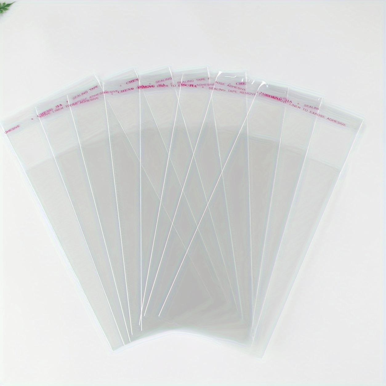 50pcs Transparent Self-adhesive Opp Plastic Gift Bags 7x17cm - Polypropylene Favor Pouches With Other Patterns For Jewelry And Small Items Packaging
50pcs Transparent Self-adhesive Opp Plastic Gift Bags 7x17cm - Polypropylene Favor Pouches With Other Patterns For Jewelry And Small Items Packaging