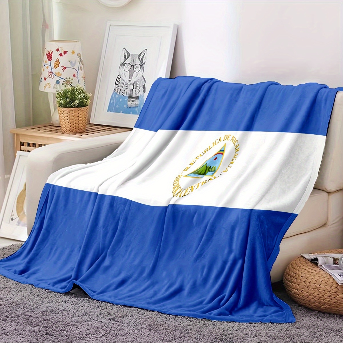 Flag Throw Blanket - Versatile & Warm For Home, Office, Travel | Machine Washable Flannel | Perfect Christmas Gift
Flag Throw Blanket - Versatile & Warm For Home, Office, Travel | Machine Washable Flannel | Perfect Christmas Gift