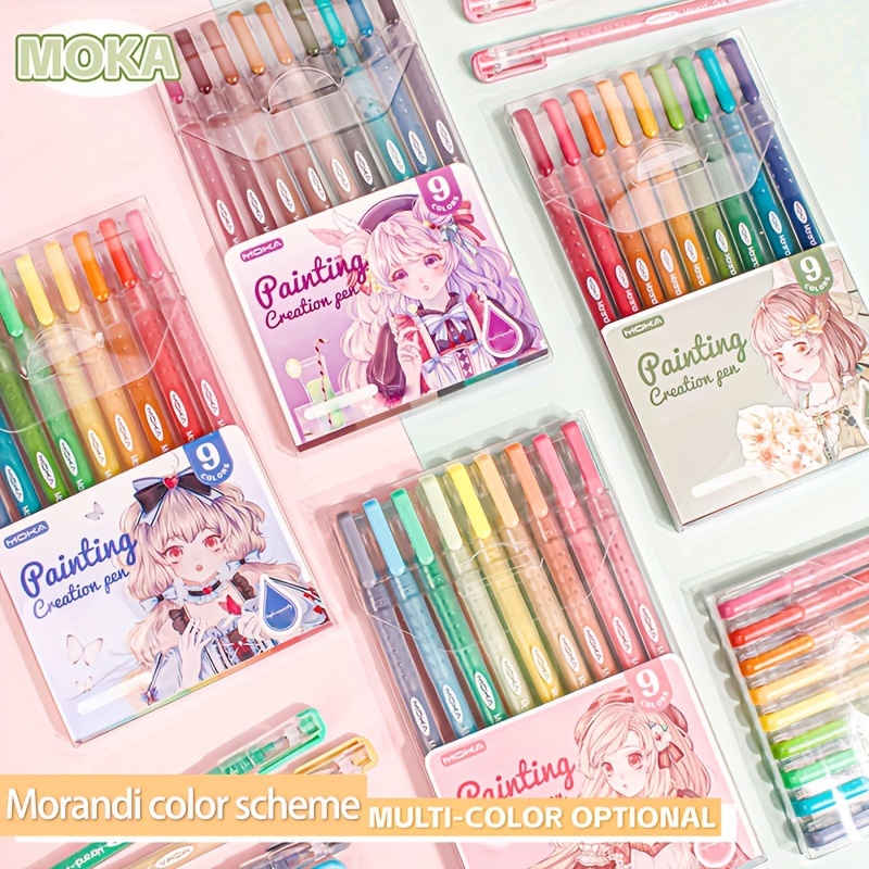 9pcs Morandi Painting Hand Account Pen Student Painting Graffiti Neutral Pen 0.5mm
9pcs Morandi Painting Hand Account Pen Student Painting Graffiti Neutral Pen 0.5mm