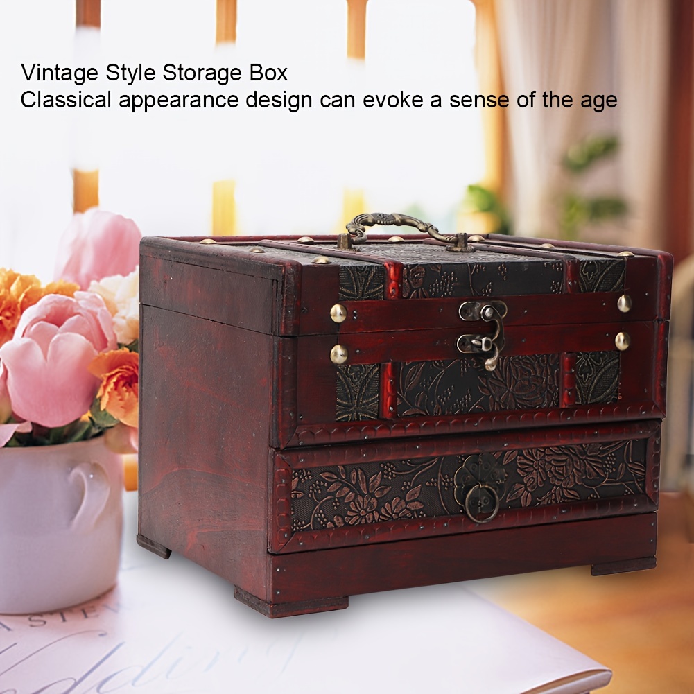 Jewelry Storage Box - Spacious Earring, Ring, Necklace And Bracelet Storage Box With Mirror, Lockable Closure, Spacious , Easy
Jewelry Storage Box - Spacious Earring, Ring, Necklace And Bracelet Storage Box With Mirror, Lockable Closure, Spacious , Easy