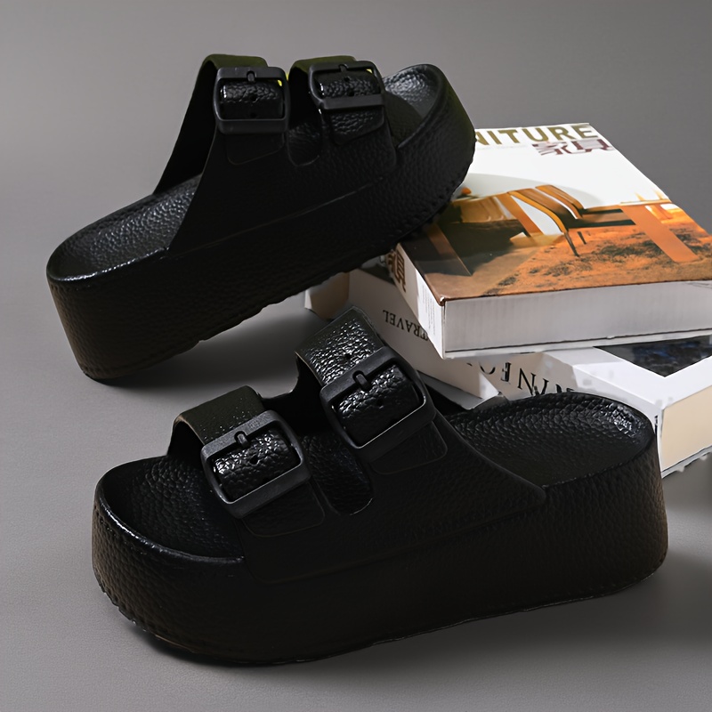 Women's Casual Solid Color Eva Platform Slippers, Breathable, Anti-slip, Super Sole, , With Closure, For Open Toe Flat Sandals
Women's Casual Solid Color Eva Platform Slippers, Breathable, Anti-slip, Super Sole, , With Closure, For Open Toe Flat Sandals