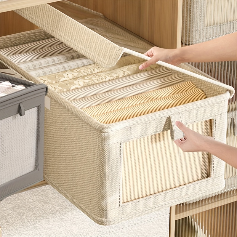 Foldable Oxford Cloth Storage Box With Clear Window - Clothes & Organization, Utility Hooks
Foldable Oxford Cloth Storage Box With Clear Window - Clothes & Organization, Utility Hooks