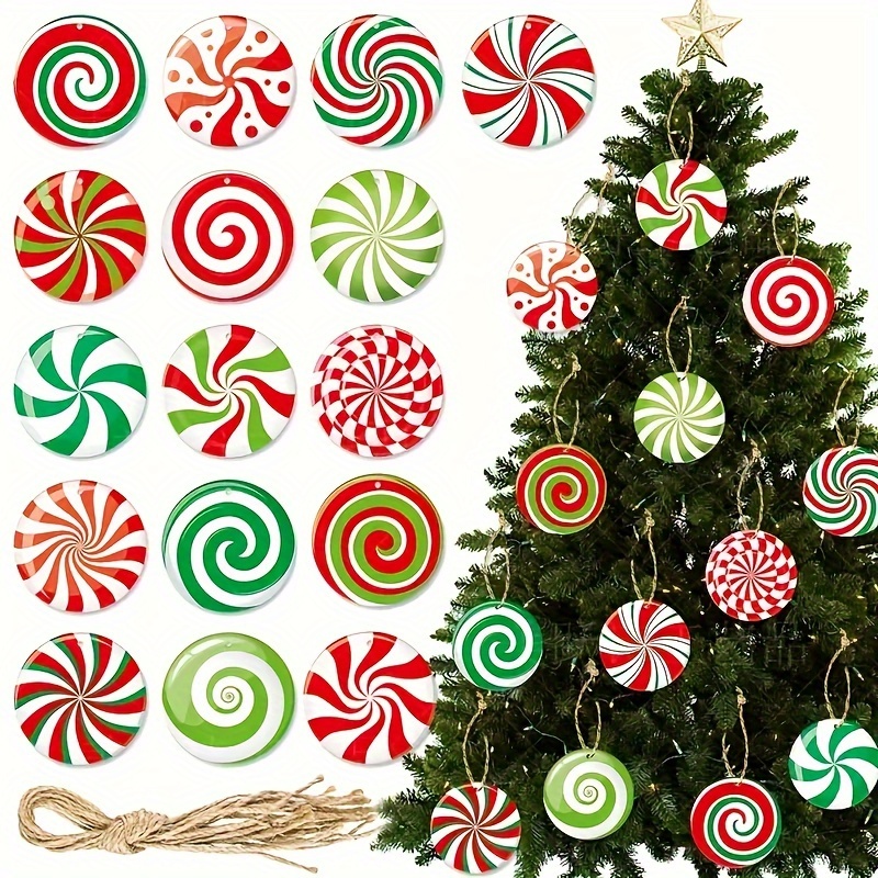 16pcs Christmas Decorations - Round Hanging Pendants For Christmas Tree Ornaments, Party Supplies, Non-electric,
16pcs Christmas Decorations - Round Hanging Pendants For Christmas Tree Ornaments, Party Supplies, Non-electric,
