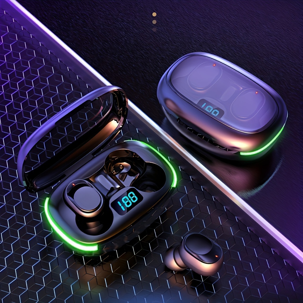 New Wireless Earphones Headphones With Led Display Touch In-ear Sports Music Game Headset For1os/android
New Wireless Earphones Headphones With Led Display Touch In-ear Sports Music Game Headset For1os/android