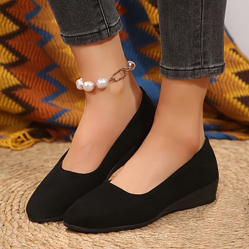 Women's Comfortable Slip-on Flats, Plain Toe Fabric Shoes With And Insole, Fashionable Footwear
Women's Comfortable Slip-on Flats, Plain Toe Fabric Shoes With And Insole, Fashionable Footwear