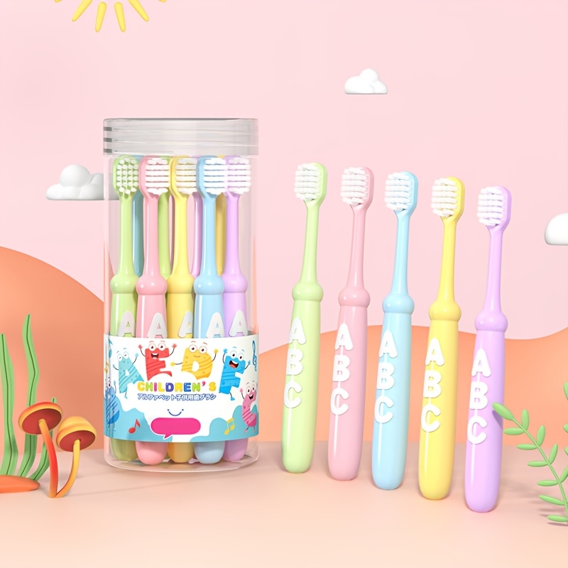 10pcs Soft ' Toothbrushes For 3-6 - Cartoon Design, Manual Oral Care Brushes With Nylon In Mixed Colors, Ideal For
10pcs Soft ' Toothbrushes For 3-6 - Cartoon Design, Manual Oral Care Brushes With Nylon In Mixed Colors, Ideal For