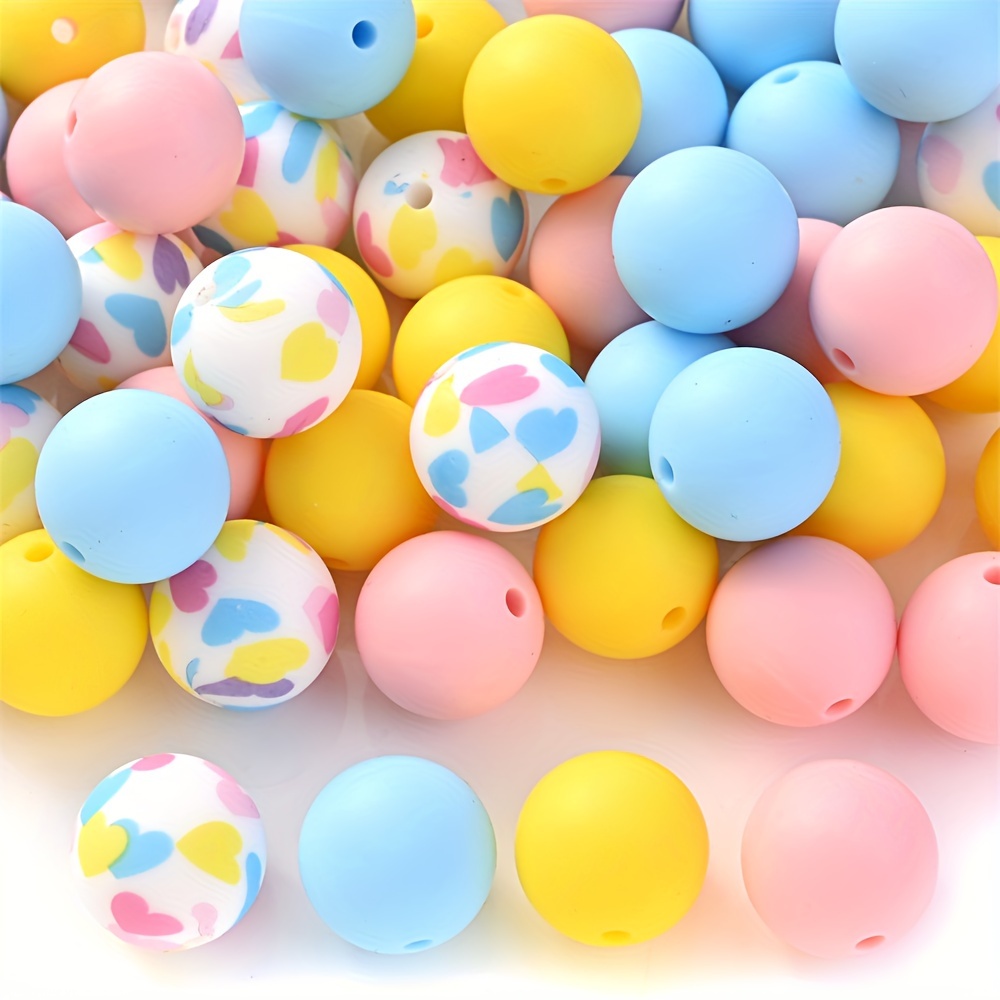 40pcs Leopard Print Silicone Beads 15mm Round Spacer Heart Gradient Silicone Beads For Jewelry Making Bracelet Necklace Diy Keychain Phone Chain Jewelry Accessories
40pcs Leopard Print Silicone Beads 15mm Round Spacer Heart Gradient Silicone Beads For Jewelry Making Bracelet Necklace Diy Keychain Phone Chain Jewelry Accessories