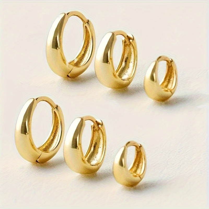 Elegant 6pcs Hoop Earrings Set - Vintage Style, Stainless Steel, Perfect Gift For Women, Earrings
Elegant 6pcs Hoop Earrings Set - Vintage Style, Stainless Steel, Perfect Gift For Women, Earrings