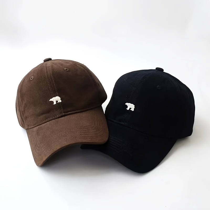 Unisex Baseball Cap With Bear Embroidery, Hip-hop Hat, Summer Breathable, Adjustable Sunshade, Outdoor Sportswear
Unisex Baseball Cap With Bear Embroidery, Hip-hop Hat, Summer Breathable, Adjustable Sunshade, Outdoor Sportswear