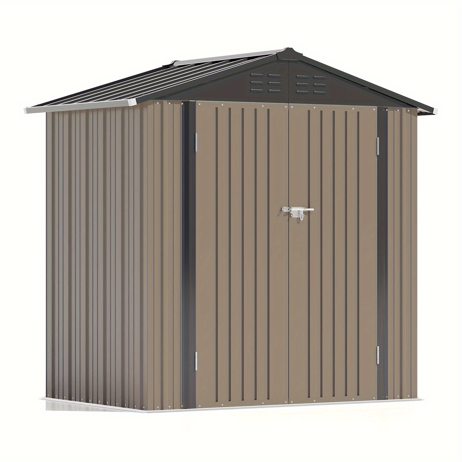 6' X 4' Outdoor Storage Shed, Double Lockable Door And Garden Tool Storage Shed With Roof, Outdoor Shed For Garden Backyard Patio Lawn
6' X 4' Outdoor Storage Shed, Double Lockable Door And Garden Tool Storage Shed With Roof, Outdoor Shed For Garden Backyard Patio Lawn