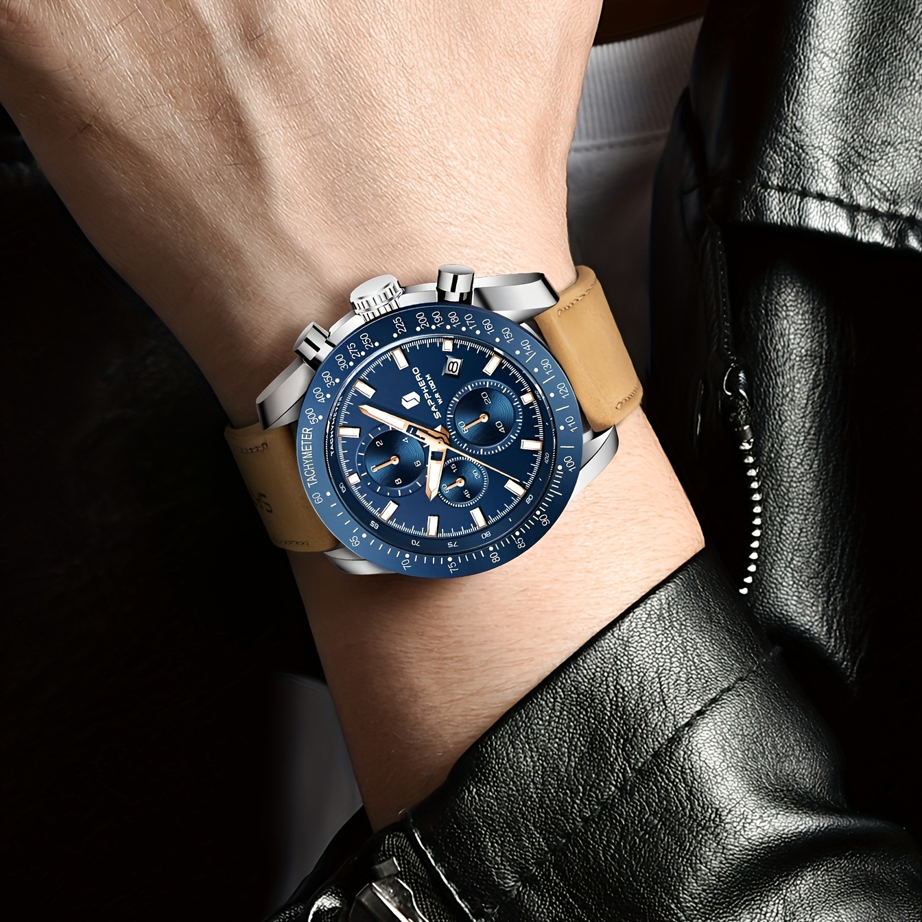 Sapphero Men Watches, Quartz Movement, Multifunction Chronograph Watch, Luminous, Business Casual Sports Watch
Sapphero Men Watches, Quartz Movement, Multifunction Chronograph Watch, Luminous, Business Casual Sports Watch