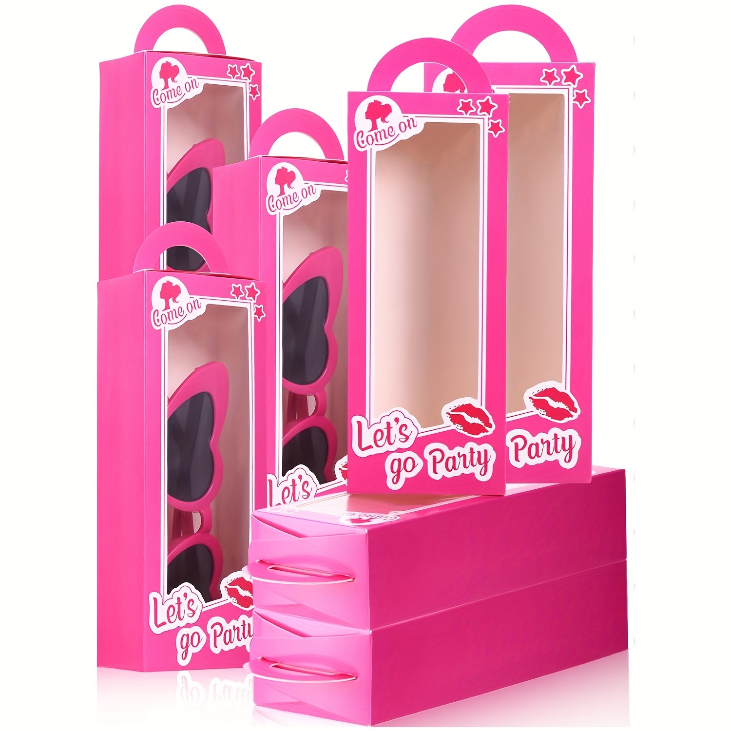 12pcs, Pink Princess Hot Gift Boxes, Including 12 Pink Girl Party Gift Box Pink Doll Gift Box Bachelorette Gift Bag Birthday Party Supplies Candy Box
12pcs, Pink Princess Hot Gift Boxes, Including 12 Pink Girl Party Gift Box Pink Doll Gift Box Bachelorette Gift Bag Birthday Party Supplies Candy Box