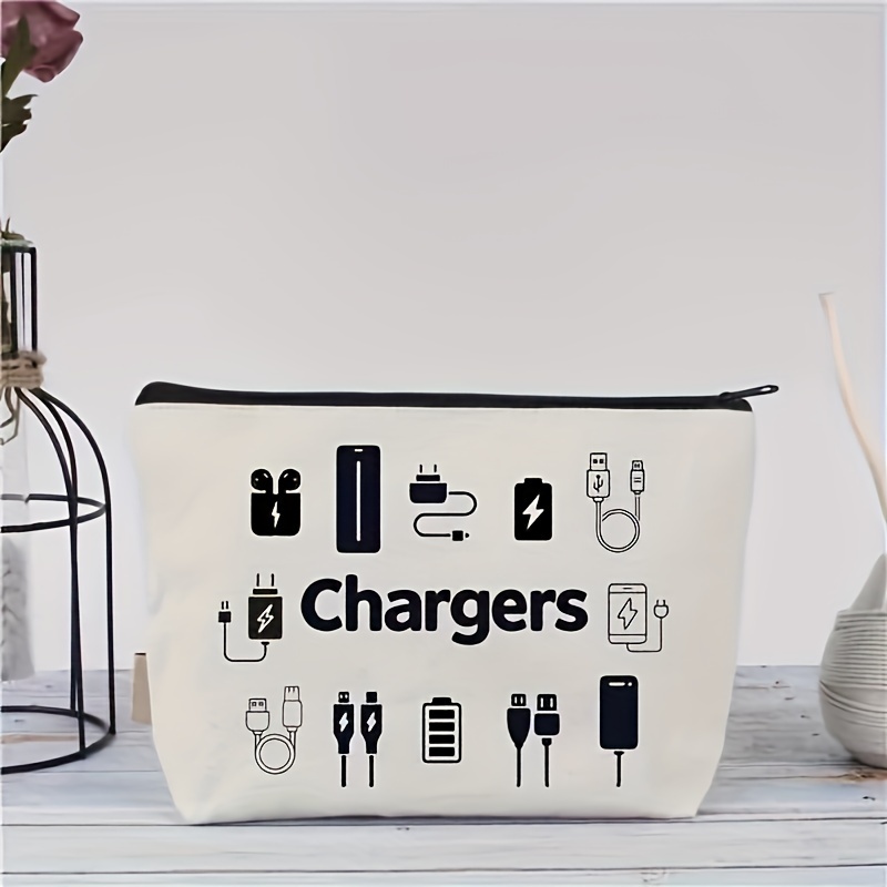 Canvas Travel Charger Organizer Pouch, And Non-waterproof Electronic Accessory Case With Design For Cable And Usb Bag Storage, Daily , Travel, And Business Trips, Birthday And Christmas Gifts
Canvas Travel Charger Organizer Pouch, And Non-waterproof Electronic Accessory Case With Design For Cable And Usb Bag Storage, Daily , Travel, And Business Trips, Birthday And Christmas Gifts