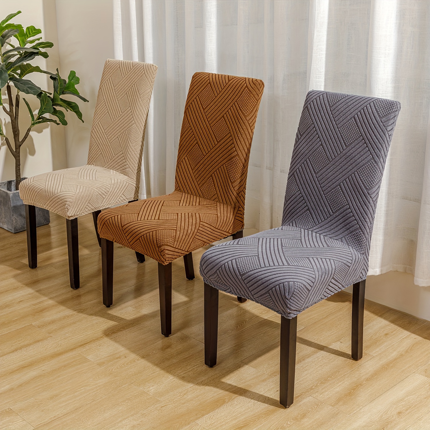 4/6 housses de chaise extensibles, housse de chaise de salle à manger, housse de protection de meubles, pour salle à manger, salon, banquet, décoration de
4/6 housses de chaise extensibles, housse de chaise de salle à manger, housse de protection de meubles, pour salle à manger, salon, banquet, décoration de
