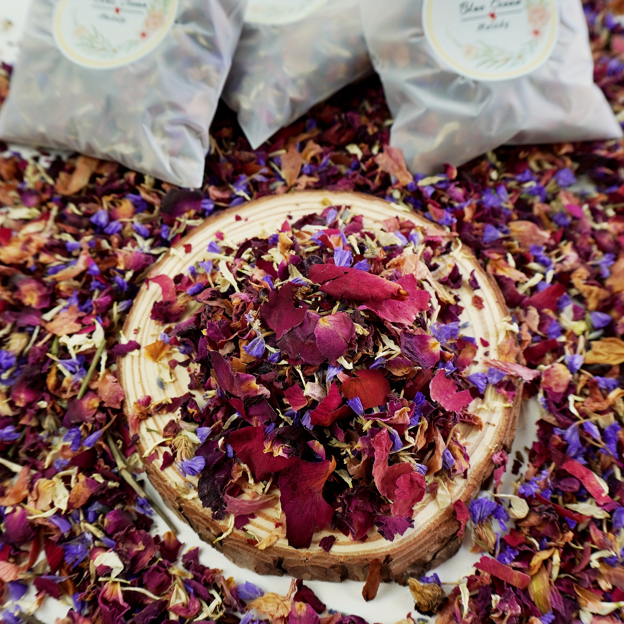 3-pack Natural Dried Flower Petal Confetti, Rose Mix For Weddings, Bridal Showers, Birthdays - Ideal For Diy Resin, Candle & Soap Crafting Decoration
3-pack Natural Dried Flower Petal Confetti, Rose Mix For Weddings, Bridal Showers, Birthdays - Ideal For Diy Resin, Candle & Soap Crafting Decoration