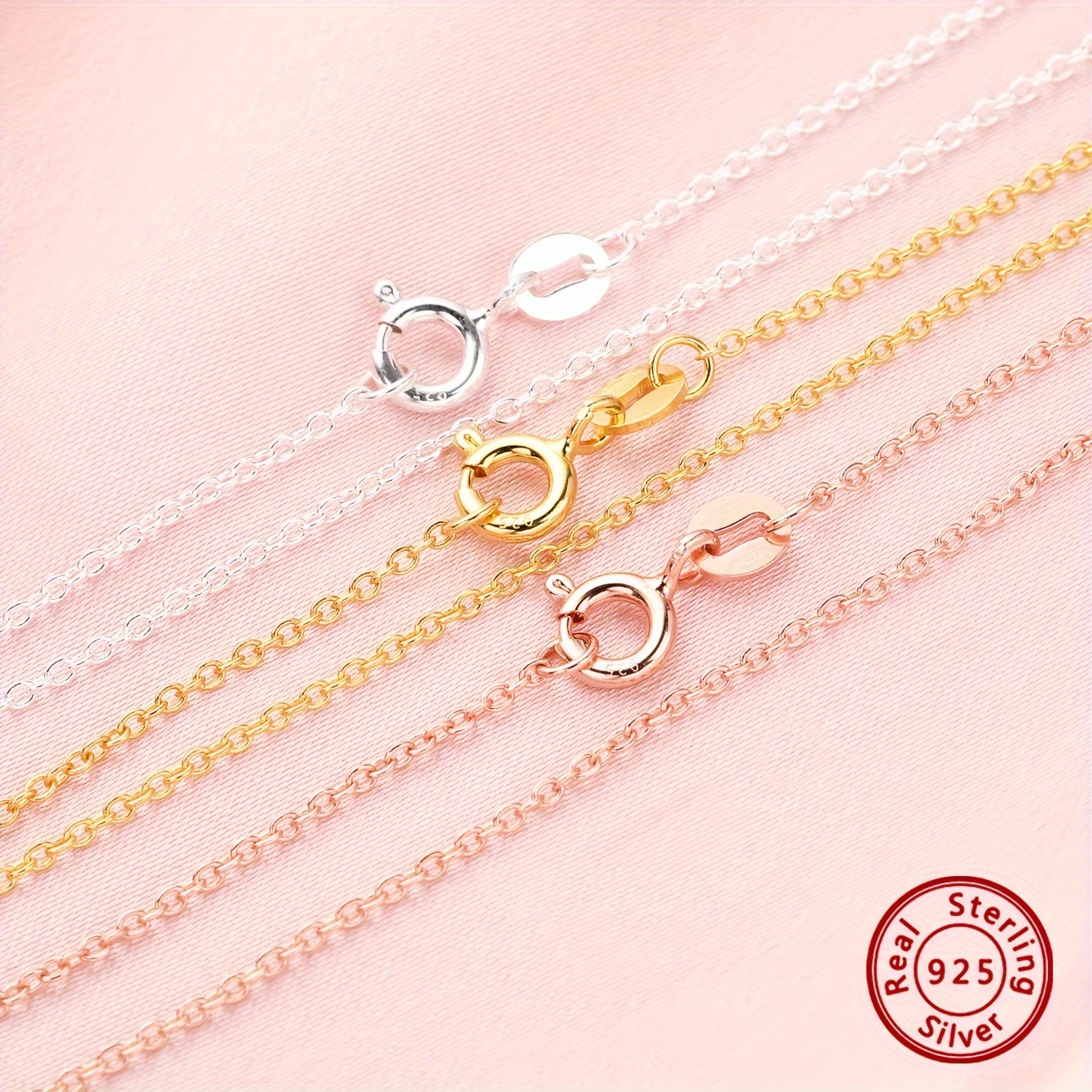1pc 925 Sterling Silver O-shaped Chain Necklace Elegant Style Neck Chain Jewelry For Daily Wear Gifts For Women, Gift Box Included
1pc 925 Sterling Silver O-shaped Chain Necklace Elegant Style Neck Chain Jewelry For Daily Wear Gifts For Women, Gift Box Included