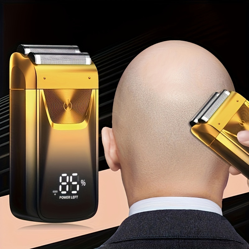 Electric Foil And Bald Shavers 2 In 1 Double Shaver For Men Blade And Popup Beard Trimmer With Rechargeable 2 Head Adjustable Speeds Men's Beard Shaver For Hair Cutting, Holiday Gift
Electric Foil And Bald Shavers 2 In 1 Double Shaver For Men Blade And Popup Beard Trimmer With Rechargeable 2 Head Adjustable Speeds Men's Beard Shaver For Hair Cutting, Holiday Gift