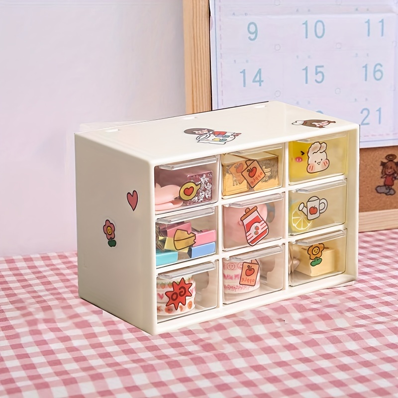 1pc, Nine-compartment Dust-proof Storage Organizer, Home Office Desk Stationery Sorting Box, Cosmetics Jewelry Earrings Ring Holder
1pc, Nine-compartment Dust-proof Storage Organizer, Home Office Desk Stationery Sorting Box, Cosmetics Jewelry Earrings Ring Holder