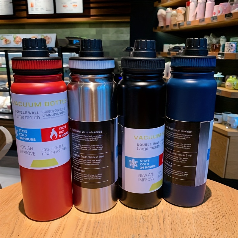 Large-capacity Stainless Steel Vacuum Insulated Water Bottle With Handle - Portable & Reusable For Outdoor Sports, Car Travel, And More - Perfect Gift For Holidays
Large-capacity Stainless Steel Vacuum Insulated Water Bottle With Handle - Portable & Reusable For Outdoor Sports, Car Travel, And More - Perfect Gift For Holidays