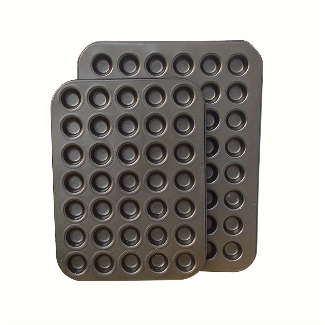 1pc High-temperature Resistant Mini Cake Mold - 35/48 Cups, Perfect For Muffins & Chiffon Sponge Cakes, Durable Metal Baking Pan
1pc High-temperature Resistant Mini Cake Mold - 35/48 Cups, Perfect For Muffins & Chiffon Sponge Cakes, Durable Metal Baking Pan