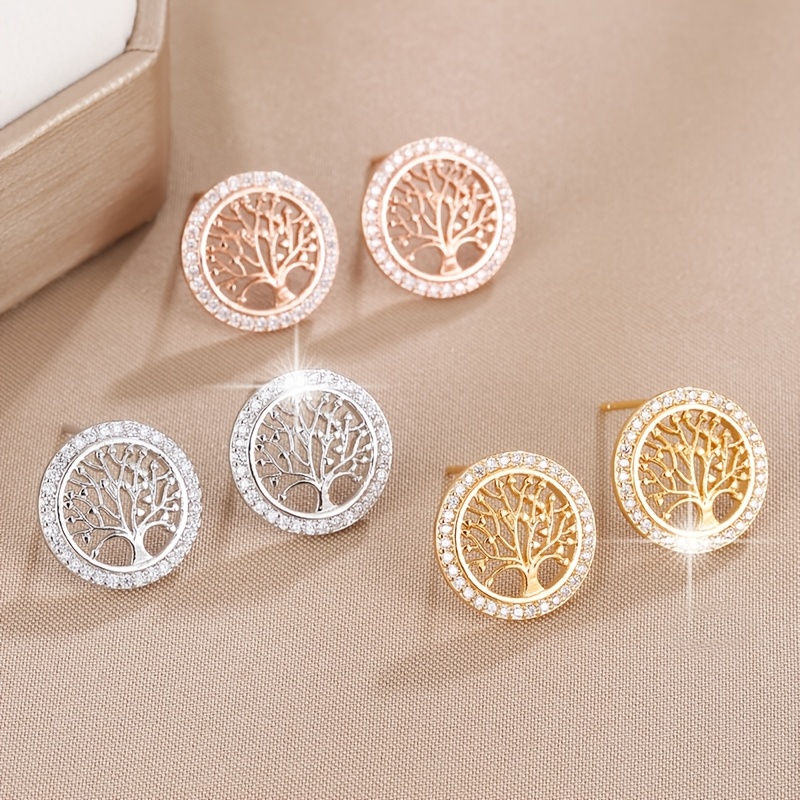 Boucles d'Oreilles Clous Arbre de Vie Vintage pour Femmes - & Cuivre, Parfaites pour & Tenue Décontractée, Motif de Vie
Boucles d'Oreilles Clous Arbre de Vie Vintage pour Femmes - & Cuivre, Parfaites pour & Tenue Décontractée, Motif de Vie