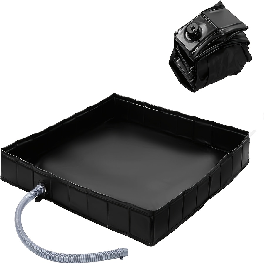 Foldable Shower Basin - Portable, Plastic, Square 41"x41"x5" With Handles & Drainage Outlet, Ideal For Indoor/outdoor Use, Tent & Awning Compatible, Portable Shower
Foldable Shower Basin - Portable, Plastic, Square 41"x41"x5" With Handles & Drainage Outlet, Ideal For Indoor/outdoor Use, Tent & Awning Compatible, Portable Shower