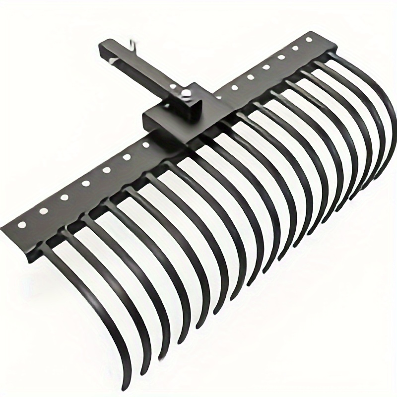 Autothor 48in Tractor Rake With 2" Receiver For Atv, Tow Behind Rake, 17 Spring Steel Tines
Autothor 48in Tractor Rake With 2" Receiver For Atv, Tow Behind Rake, 17 Spring Steel Tines