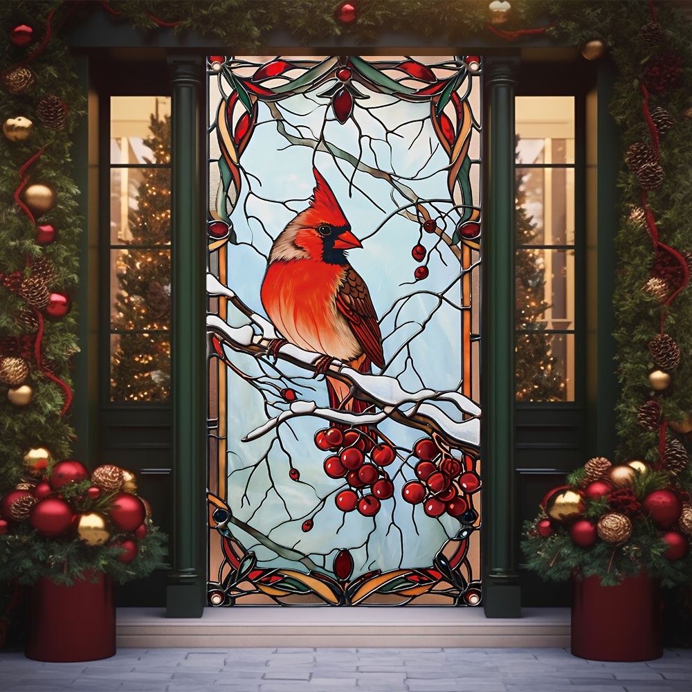 Festive Stained Glass Door Hanger: 35.4 X Inches, Durable Polyester Fabric, Suitable For Christmas, New Year, And Decorations
Festive Stained Glass Door Hanger: 35.4 X Inches, Durable Polyester Fabric, Suitable For Christmas, New Year, And Decorations