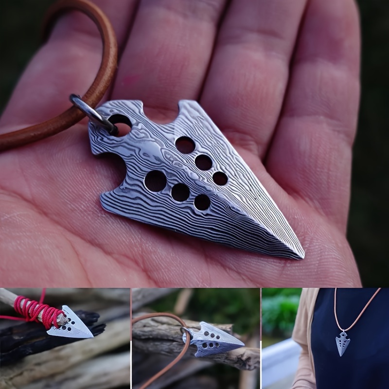Vintage-inspired Copper Pendant Necklace With Free Rope - Multifunctional Survival Tool For Men And Women
Vintage-inspired Copper Pendant Necklace With Free Rope - Multifunctional Survival Tool For Men And Women